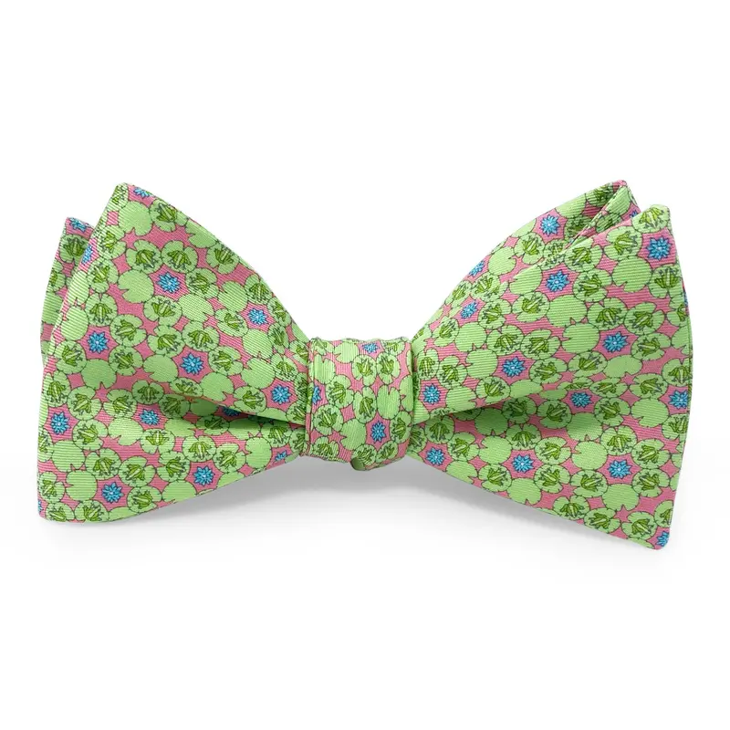 Lily And Frog Bow In Pink 1