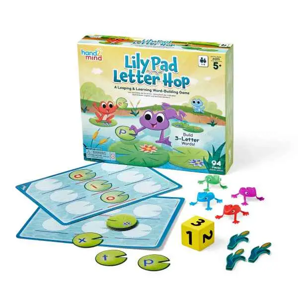 Lily Pad Letter Hop: Phonics Word-Building Game 1