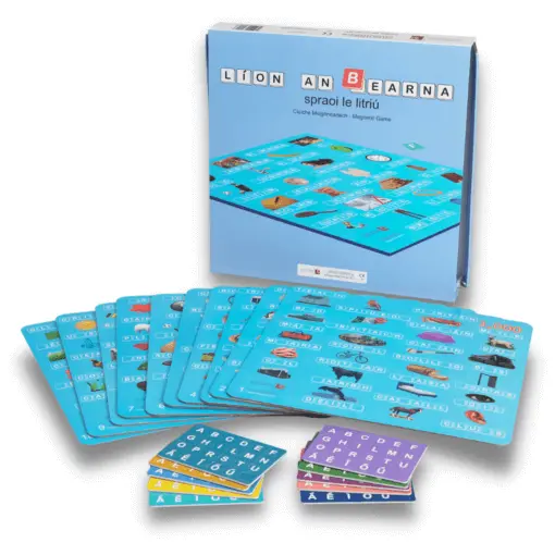 Líon An Bhearna: Irish Language Fill-In-The-Blank Game 1