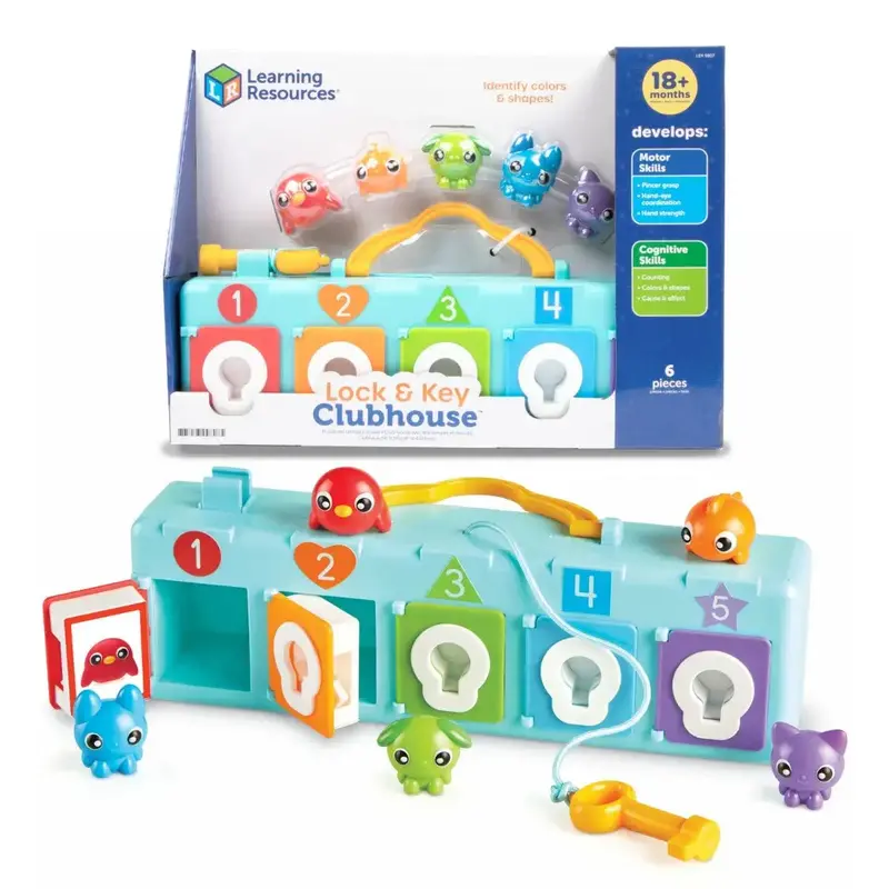 Lock & Key Clubhouse Activity Center By Learning Resources 1