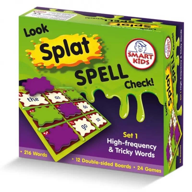 Look, Splat, Spell, Check! Level 1: High-Frequency & Tricky Words Game 1