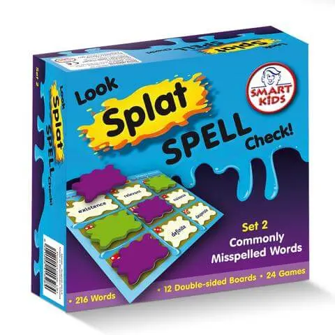 Look, Splat, Spell, Check! Level 2: Commonly Misspelled Words Edition 1