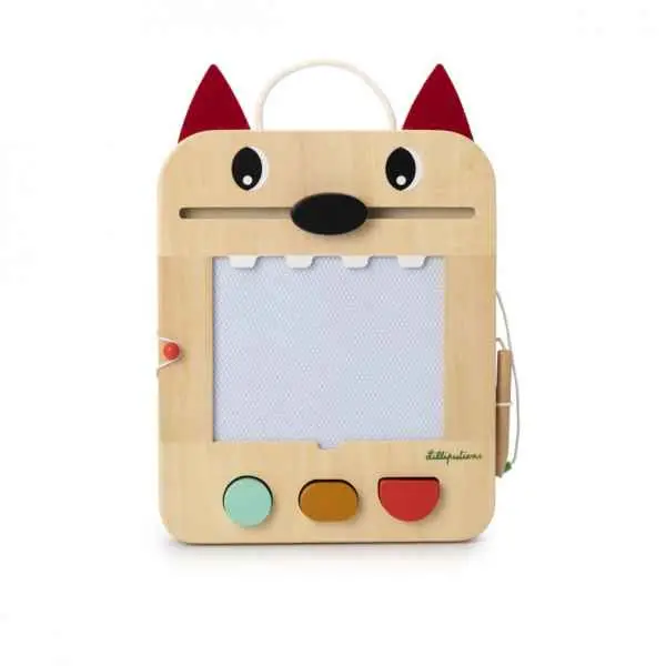 Louis The Wolf Magical Slate – Reusable Drawing Board By Janod 1