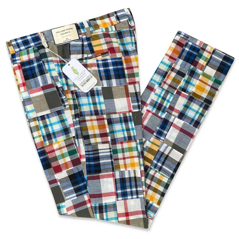 Lowcountry Madras Cotton Pants 1