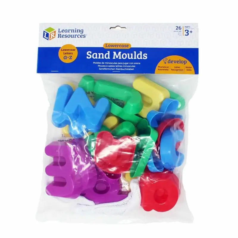 Lowercase Alphabet Sand Moulds Set 1