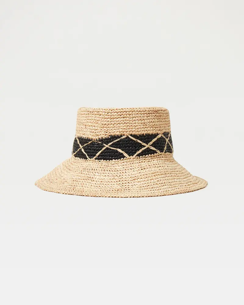 L*Space Montauk Reversible Bucket Hat – Natural 1