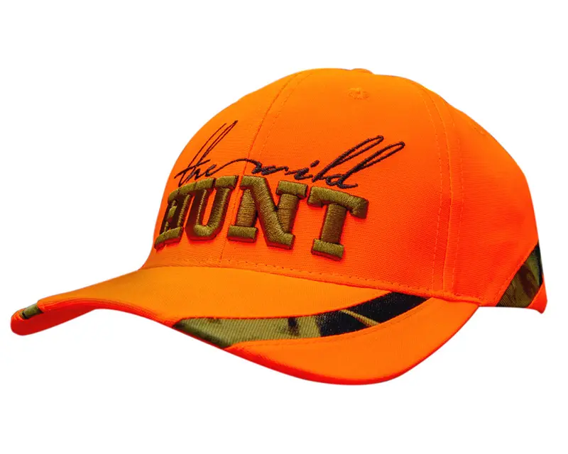 Luminous Cap With Camo Leaf Accent Panels 1