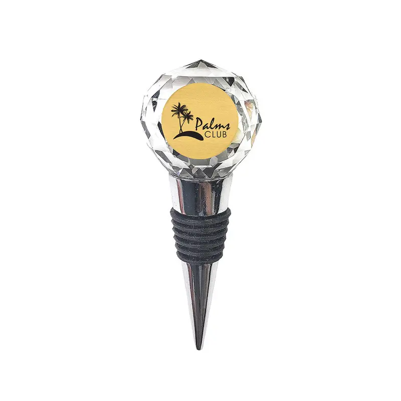 Luxury Diamond-Embossed Wine Bottle Stopper – Gift-Ready Design 1