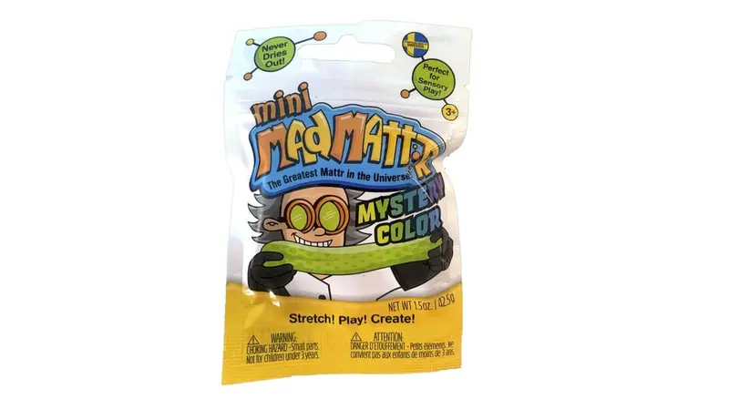 Mad Mattr Mini Sensory Play Pouch – Soft, Moldable Compound 1