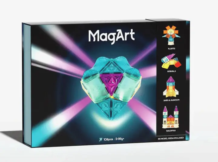 Magart Premium Magnetic Building Tiles Kit 1
