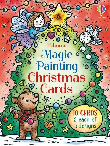 Magic Painting Christmas Cards – Mess-Free Art Activity 1