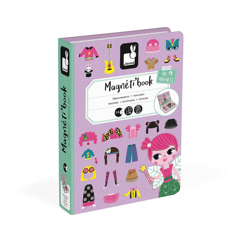 Magneti’Book Girls’ Costumes – Creative Role-Play Magnetic Book 1