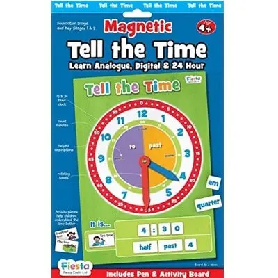 Magnetic Tell-The-Time Learning Clock 1