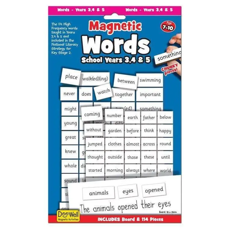 Magnetic Words Set — Curriculum-Aligned For Years 3–5 1