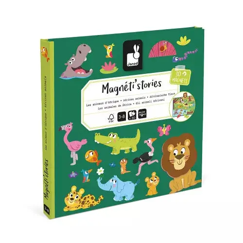 Magnéti’Stories African Wildlife Magnetic Story Set 1