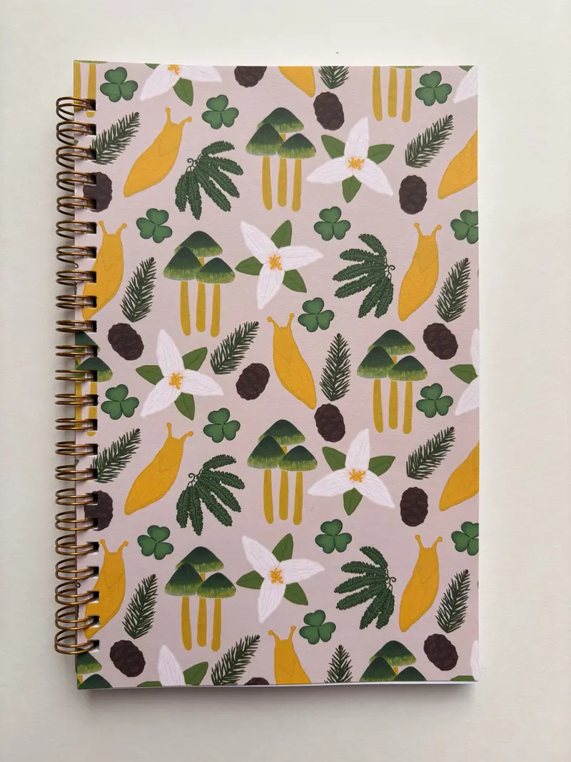 Majestic Redwood Forest Spiral Journal 1