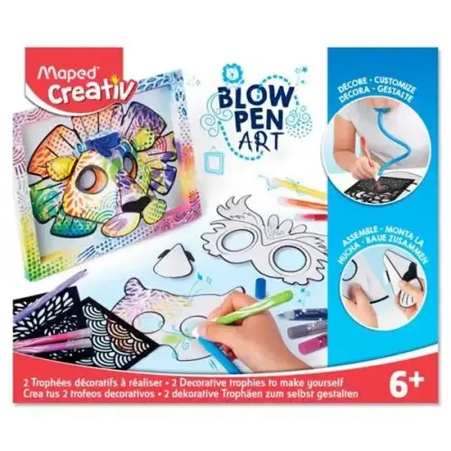 Maped Creativ Blow Pen Art Set With Trophy Frames 1