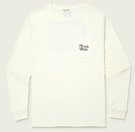 Marsh Wear Roadside Crewneck Tee – Vintage White 1