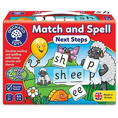 Match And Spell Next Steps – Orchard Toys Phonics Learning Kit 1