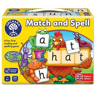Match And Spell – Orchard Toys Early Literacy Spelling Game 1