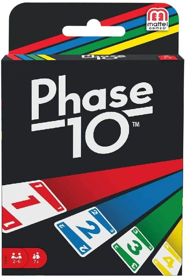 Mattel Phase 10 Card Game – Color-Matching Rummy-Style Challenge 1
