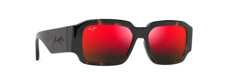 Maui Jim Kupale Sunglasses – Dark Havana Frame With Lava Lens – Bhi 1