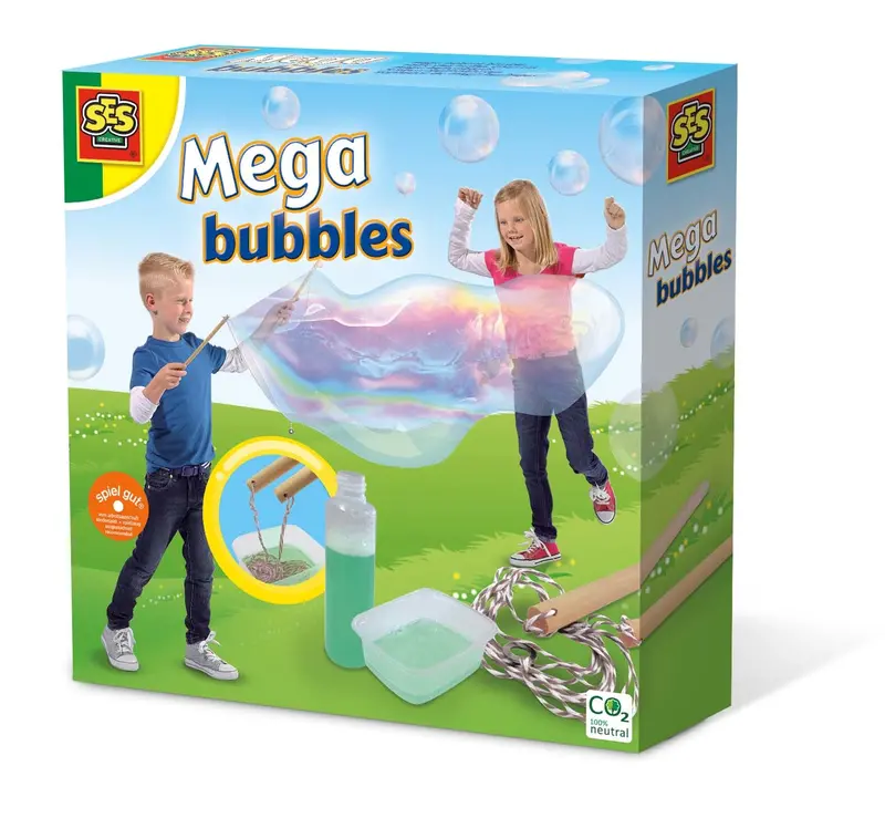 Mega Bubble Starter Kit With Wand And Solution 1