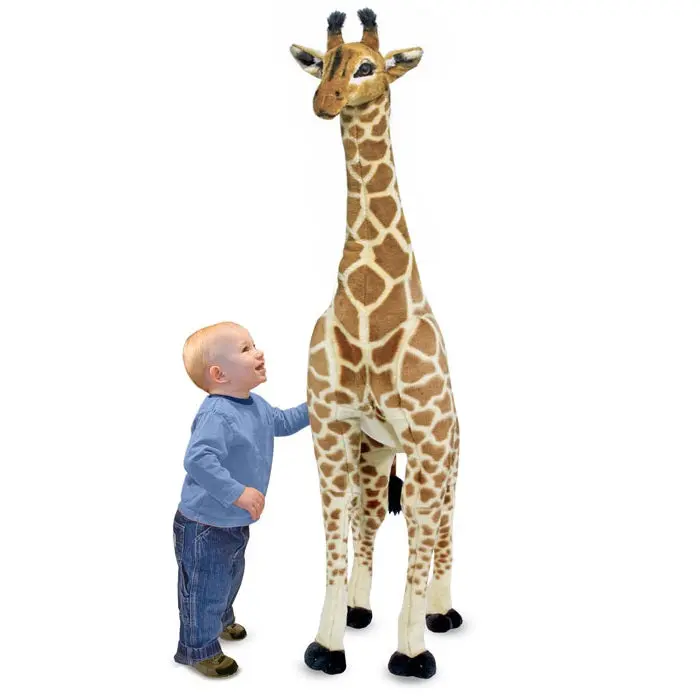 Melissa & Doug Giant Giraffe Plush – Lifelike Soft Stuffed Animal Toy 1
