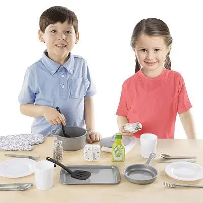 Melissa & Doug Kitchen Accessory Play Set For Pretend Cooking 1