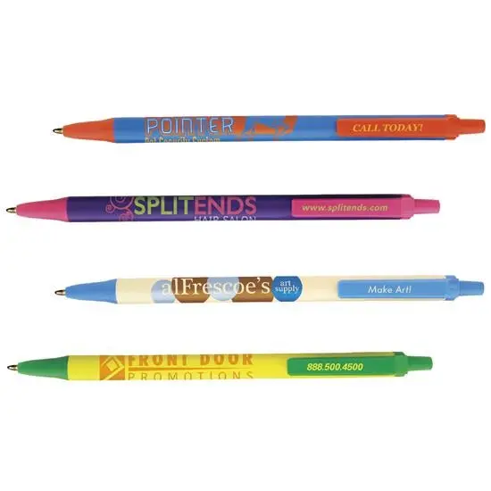 Metallic Brown Bic Clic Stic Pen – Fine Tip 1