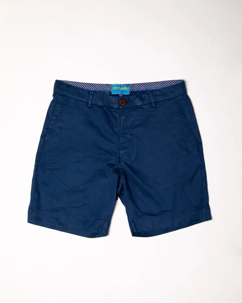 Michaels Pima Cotton Stretch Short In Royal Orei 1