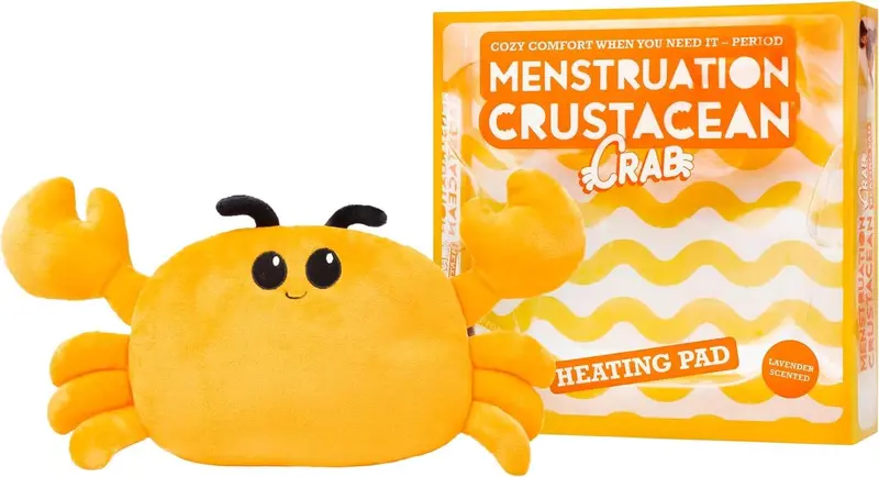 Microwavable Crab Heating Pad For Menstrual Relief 1
