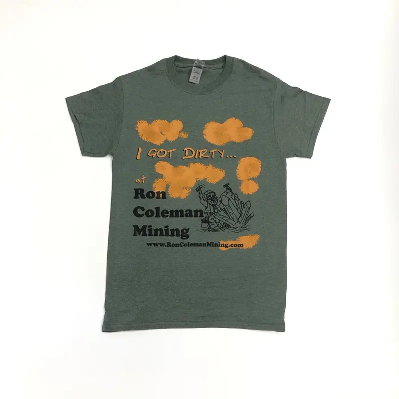 Military Green Short Sleeve T-Shirt – 'I Got Dirty' Unisex Casual Top 1