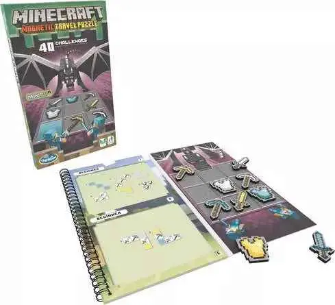 Minecraft Magnetic Travel Puzzle By Thinkfun – Logic Game For Kids 1