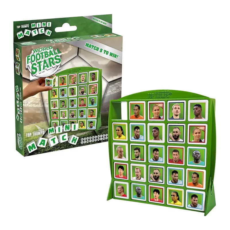 Mini World Football Stars Matching Card Game 1