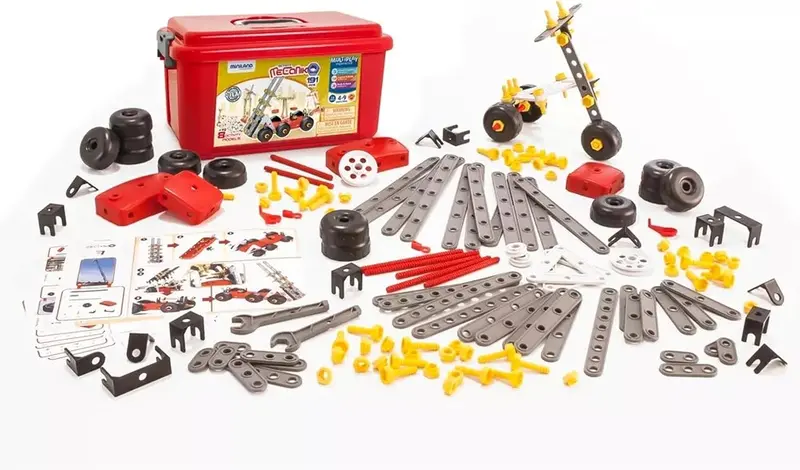 Miniland Mecaniko Builder Set – 191-Piece Early Engineering Kit 1