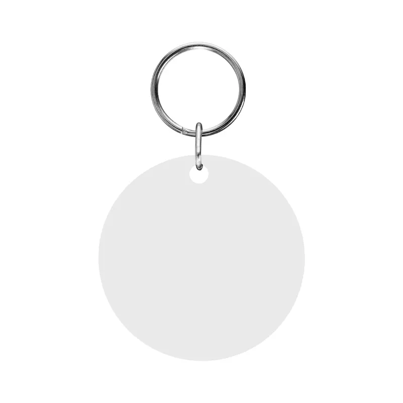 Minimalist Circle Acrylic Key Tag 1