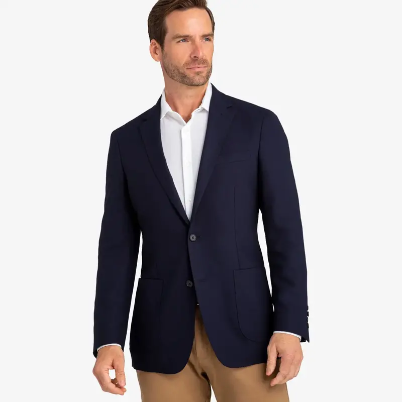 Mizzen & Main Lavelle Slim-Fit Men’S Blazer – Wool-Blend Construction – Bhi 1