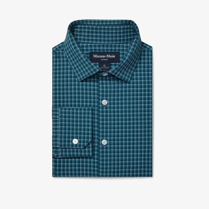 Mizzen + Main Sea Ludlow Plaid Long-Sleeve No-Tuck Dress Shirt – Bhi 1