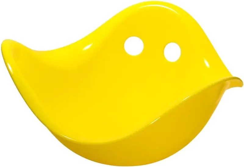 Moluk Bilibo Toddler Toy – Yellow Sensory Shell 1