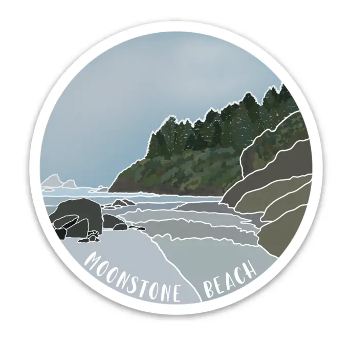 Moonstone Beach Scenic Magnet 1