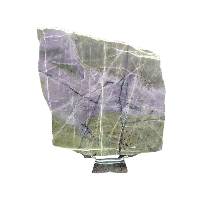Morado Opal Slab – Sliced Natural Purple Opal Specimen 1
