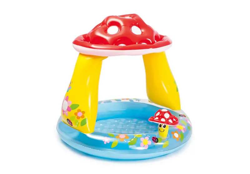 Mushroom-Shaped Inflatable Baby Pool 1