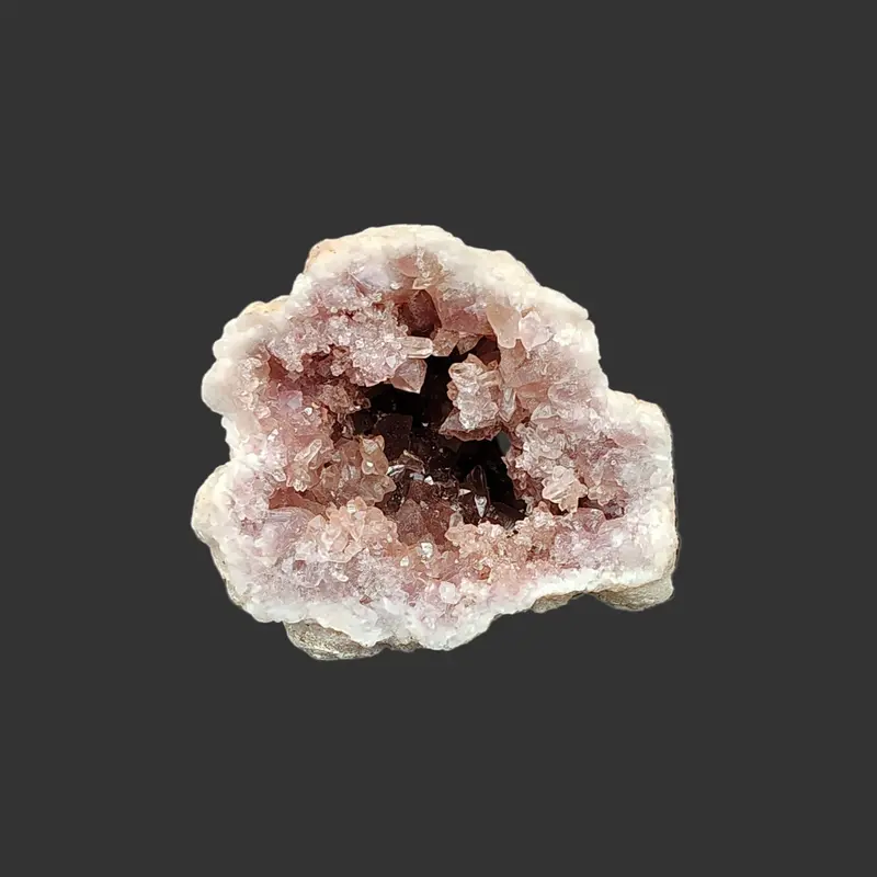 Natural Pink Amethyst Geode Specimen 1