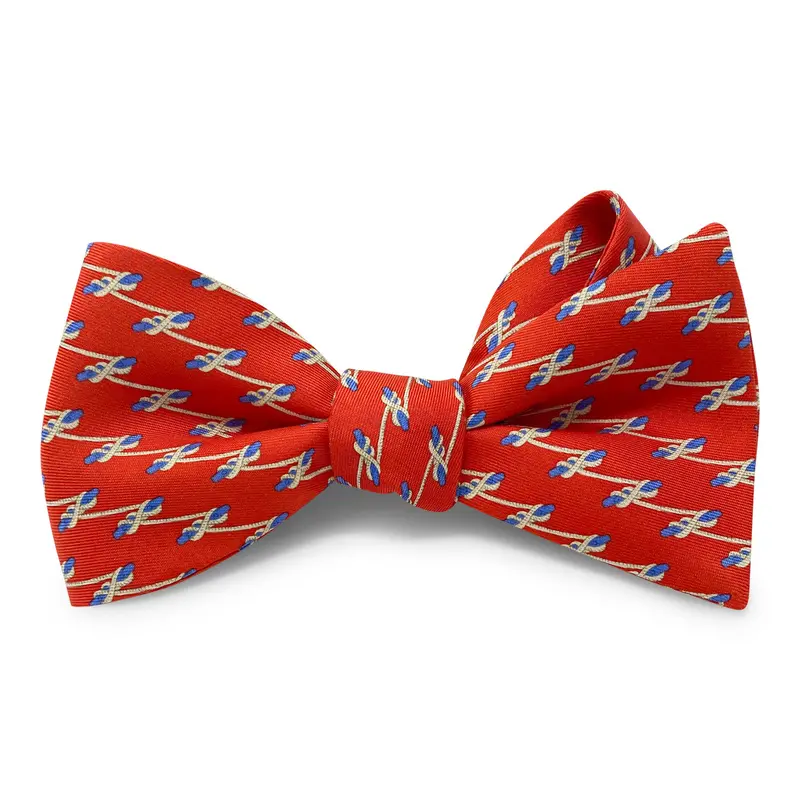 Nautical Boat Cleat Hair Bow In Red 1