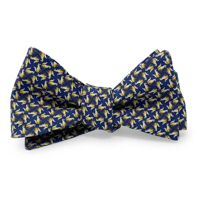 Navy Foxes Bow Tie 1