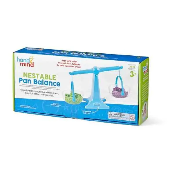 Nestable Pan Balance Scale – Adjustable Weight Comparison Tool For Classrooms 1