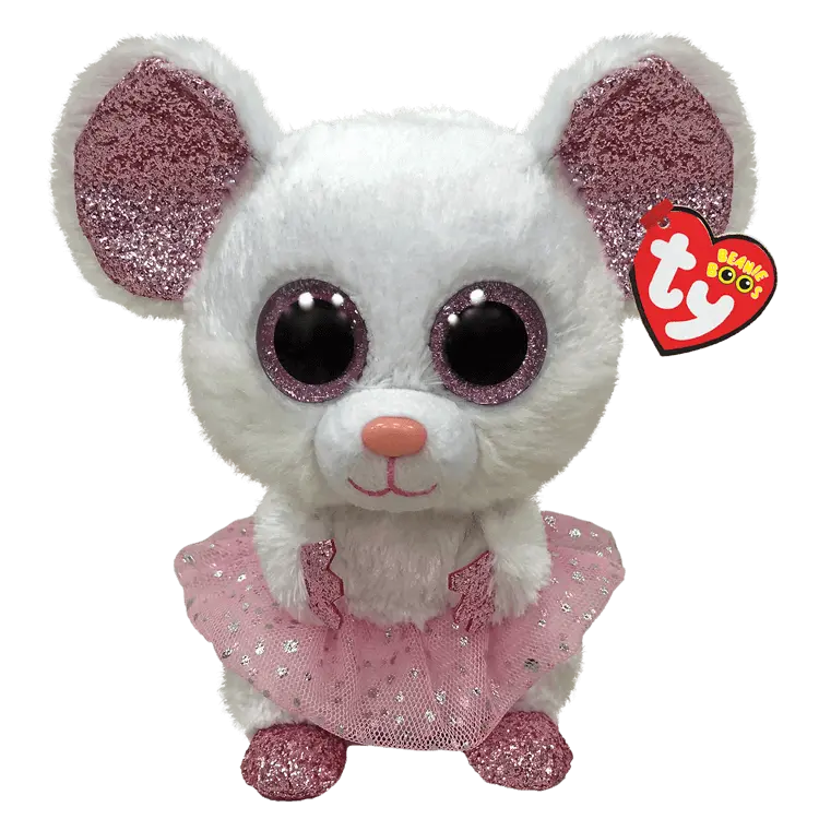 Nina Ballerina Tutu Mouse Ty Beanie Boo Plush Collectible 1