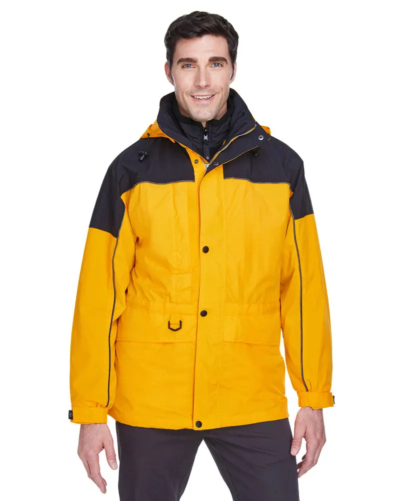 North End Adult Modular Parka – Detachable Liner & Two-Tone Design 1