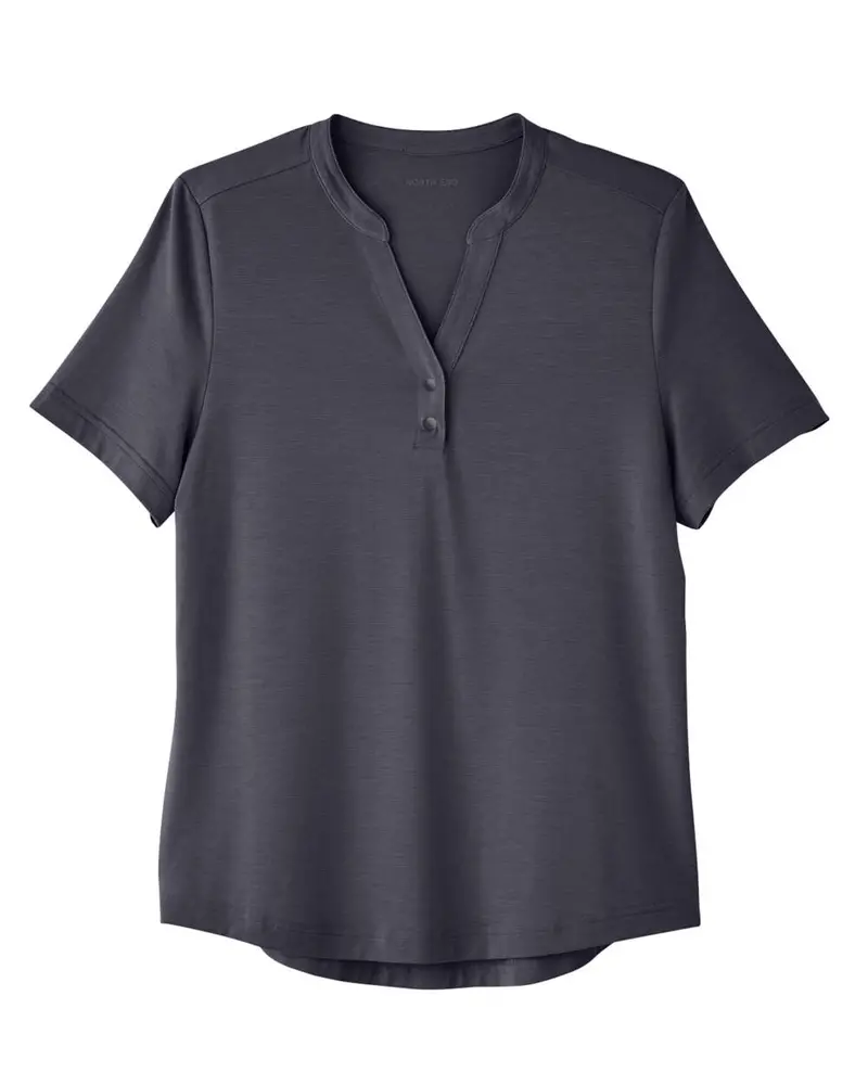 North End Women'S Jaq Athletic Snap-Up Stretch Polo 1